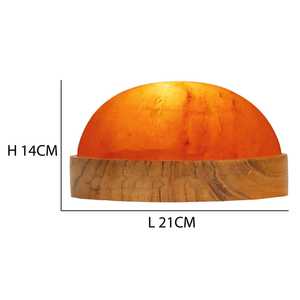 Lampes de sel de désintoxication naturelle rose de l'Himalaya fabriquées à la main lumière LED cristal corps pierre fabriqué sur mesure E26 lampes de table électriques - Product Image 3