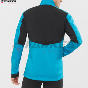 Chaqueta Softshell con logotipo impreso personalizado y cremallera completa para hombre, superventas, nueva llegada, chaqueta Softshell a precio al por mayor - Product Image 2