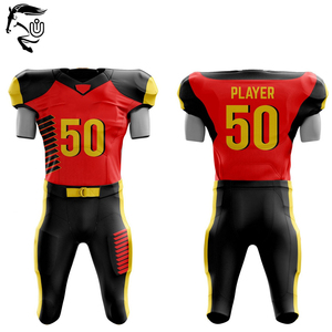 2025 nuevo conjunto de pantalones de Jersey de fútbol americano de sarga de aparejos juveniles de alta calidad al por mayor uniforme de fútbol americano personalizado - Product Image 1
