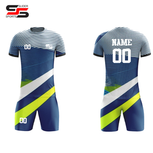 Ensembles complets d'uniformes sportifs avec logo personnalisé pour hommes kit de football chemise uniforme de football maillot de l'équipe de football par sublimation - Product Image 2