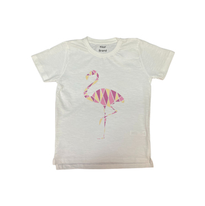 Offre Spéciale de qualité supérieure 100% coton Comfort Fit O-Neck Chest Printed Girls T-shirt disponible à un excellent prix - Product Image 1