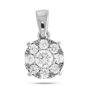 จี้เพชรทรงกลมสุดพิเศษสำหรับผู้หญิง - Product Image 2