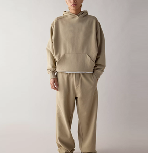 ชุดออกกำลังกายกลางแจ้ง ชุดกีฬาผู้ชาย ชุดวอร์มผู้ชาย ชุดฝึกซ้อมและวิ่ง ชุดสองชิ้น เสื้อฮู้ดดี้ ชุดวอร์ม - Product Image 1