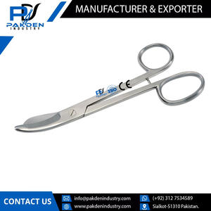 กรรไกรตัดเหล็กสแตนเลสเยอรมันแบบใช้พลังงานด้วยมือราคาไม่แพงสำหรับเครื่องมือผ่าตัด - Product Image 3