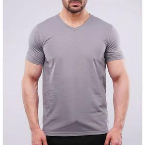 Camiseta ligera 100% de poliéster transpirable Lisa para hombre, camisetas de Fitness hechas a medida para hombre, ropa para correr - Product Image 1