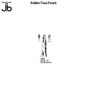 Pinzas Perforadoras de Goma Dental de Acero, Instrumentos Dentales Manuales de Alta Calidad Grado A+ - Product Image 4