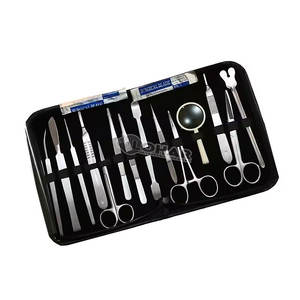 Las mejores marcas de instrumentos quirúrgicos Kit de disección Herramienta de acero inoxidable de 24 piezas para conjunto médico Conjunto quirúrgico de alta calidad de LOHAR - Product Image 3