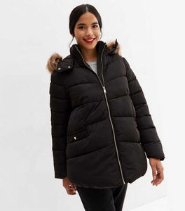 Respirant grande taille femmes hiver Parka veste fourrure à capuche avec cuir Style Bomber longs manteaux d'hiver avec Style décontracté - Product Image 5