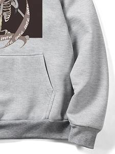 Vente en gros Sweats à capuche personnalisés pour femmes Séchage rapide Respirant Coton Polaire Tops Trendy Casual Sportswear Pullover Hoodie - Product Image 4
