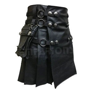 Botas de cuero de alta calidad para mujer, Color negro, Gladiador, 2023 - Product Image 3