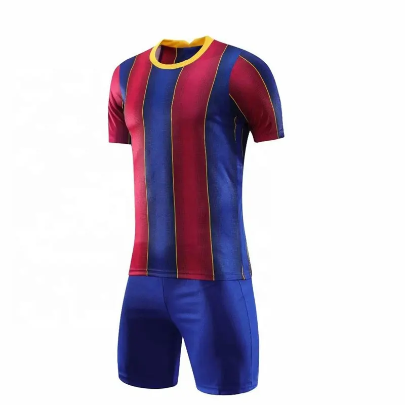 Footballtrikot günstig Großhandel Herren Fußballtrikot-Set Uniformen Designs Fußball-Uniform