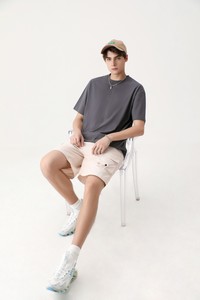 Gran oferta de fábrica para hombre 100% algodón logotipo personalizado blanco liso en blanco hombro caído 250g camiseta suelta de punto 3D para hombre - Product Image 2