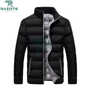 2025 chaqueta bomber informal acolchada de algodón con cuello para hombre marinero cierre de cremallera secado rápido y transpirable nueva moda Otoño Invierno - Product Image 5