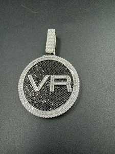 จี้เพชรโมอิสซาไนต์สีดำและสีขาวสั่งทำพิเศษ ประดับเพชรเต็มตัว พร้อมสร้อยคอเงินแท้ 925 สไตล์ฮิปฮอป ราคาประหยัด - Product Image 6