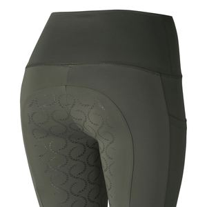 Nueva ropa ecuestre personalizada, ropa deportiva, mallas, cintura ancha, pantalones de agarre de asiento completo, mallas técnicas para montar a caballo, medias - Product Image 5
