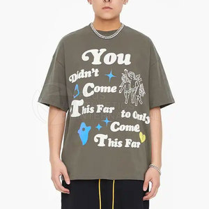 เสื้อยืดพิมพ์ลายพัฟของผู้ชายเสื้อคอตตอนสีตัดกันเสื้อยืด100% พิมพ์ลายพัฟของผู้ชายผ้าคอตตอน - Product Image 2