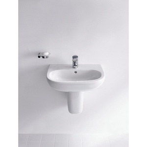 Lavabo D-CODE HLB 1 con orificio para grifo 550x430mm Blanco DURAVIT - Product Image 3