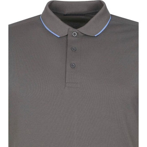 100% algodón transpirable sin arrugas manga corta patrón sólido para Polo camisa Casual ropa elegante para cómodo todos los días - Product Image 3