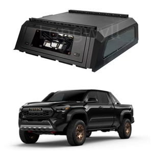 Topper de lit de camion en acier utilisé pour Tacoma 5ft 6ft Camping Shell étanche - Product Image 1