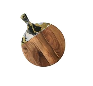 Planche à fromage en bois et résine de style vintage vaisselle décorer ustensiles de cuisine fruits légumes à découper utilisé dernier design ensemble de cuisine - Product Image 1