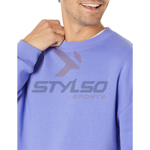 Último producto chándales personalizados cuello redondo algodón chándal ropa deportiva chándales hombres mujeres 2 uds chándales Unisex - Product Image 2