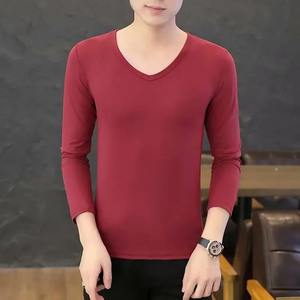 Chemises d'entraînement pour hommes Chemise à épaules tombantes de haute qualité Streetwear lourd 100% coton uni - Product Image 6