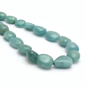 Grandidierite lisse pépites perles 7x9mm-15x19mm naturel Grandidierite pierres précieuses fantaisie ovale dégringolé perles pour bijoux - Product Image 1