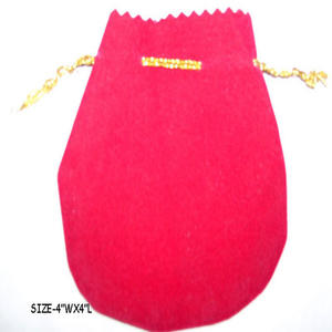 Wholesale Custom Colorful Velvet & <b>Organza</b> Drawstring Pouch for Weddings & Parties Jewelry <b>Organza</b> Fabric Pouch Wedding Gift Bag - Product Image 1