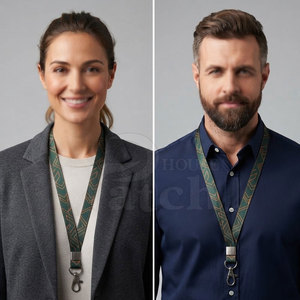 Custom Identification Lanyard Polyester Neck Strap <b>ID</b> Card <b>Badge</b> <b>Holder</b> Key Card Strap for Office Events Conferences Exhibition - Product Image 6