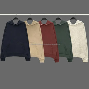 Sudadera con capucha y logotipo personalizado 380GSM al por mayor sudaderas con capucha extragrandes para hombre sudaderas con capucha con logotipo estampado de espuma sudaderas con capucha blancas pesadas unisex - Product Image 1