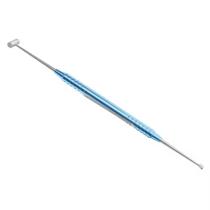 Depresor escleral de doble extremo, instrumento microquirúrgico ocular Manual de acero inoxidable, procedimientos de cirugía oftálmica de precisión CE - Product Image 3