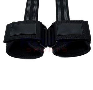 Sangles de musculation en néoprène écologiques, légères, respirantes, réglables, pour l'entraînement de la force, demi-doigts, unisexe, salle de sport - Product Image 3