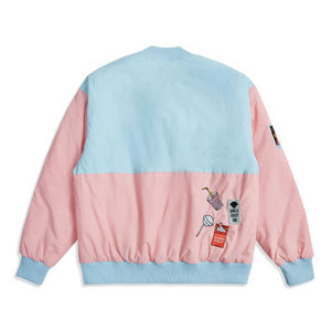 Chaqueta Universitaria Estilo Urbano a Precio de Fábrica, con Parches, Cuello Alto, Descuento por Volumen, Venta al por Mayor, Ropa Universitaria Americana, MOQ Bajo para Hombre - Product Image 2