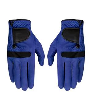 Gants de golf pour hommes de grande qualité personnalisés par OEM en cuir véritable avec logo prix d'usine accessoire de sport - Product Image 1