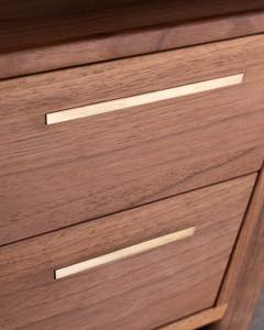 Escritorio de Oficina Moderno de Madera de Nogal, Mesa de Escritura Ejecutiva con Cajones para Oficina en Casa - Product Image 4