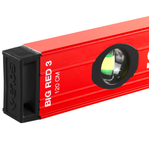 Big Red 3 Aluminum <strong>Level</strong> 120 cm Red Color - Product Image 2