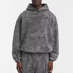 Vente chaude Design unique Hommes Sweat-shirts délavés à l'acide Matériel respirant et durable Hommes Sweat-shirts délavés à l'acide - Product Image 2