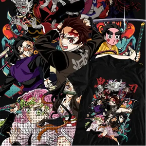T-shirt d'équipe Demon Slayer en coton - Product Image 4