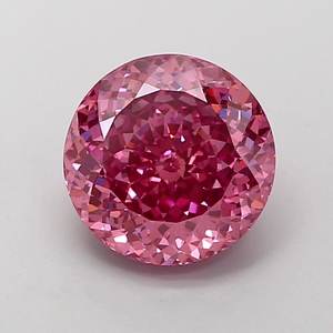 Diamant rose vif fantaisie de 3,06 ct VS1 cultivé en laboratoire, provenance Portugal - Product Image 1