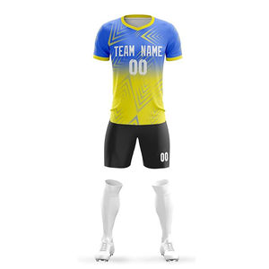 เสื้อเจอร์ซีย์ใส่เล่นกีฬาเสื้อฟุตบอลแขนสั้นคอกลมเสื้อฟุตบอล - Product Image 5