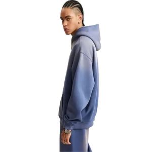 Conception de qualité supérieure vente en gros personnalisé ensemble de jogging de gymnastique deux pièces pour hommes survêtement à imprimé soleil tissu doux et lourd respirant - Product Image 3