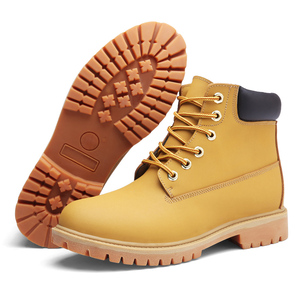 Chaussures Bottines <span class=keywords><strong>Martin</strong></span> Décontractées pour Hommes, Taille 46, Hiver, Étanche en Caoutchouc et Cuir, Style Usine - Product Image 2