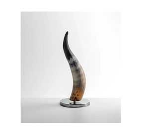 Decoración de Hogar Creativa Hecha a Mano con Soporte de Acero Elegante y Cuerno de Búfalo Natural, Estilo Moderno de Casa de Campo para Bodas, Multipieza - Product Image 3