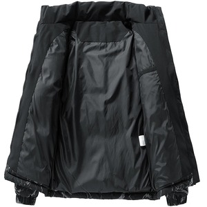 Warm Thick High Quality Unisex Winter Puffer Jacket Hooded <b>Canvas</b> 100% Nylon Waterproof Wholesale - Product Image 5