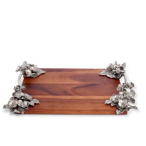 Nouvel arrivage Plateau de service de décoration de table de mariage de style unique Plateau de service de restauration Plateau de service en bois de forme rectangulaire - Product Image 3