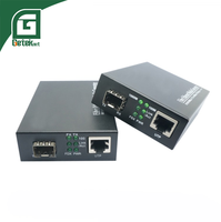 Convertidor de medios Epon Rj45 de fibra óptica multimodo único GETEKnet Mini punto multimodo 10/100/100 Mbps para solución FTTH