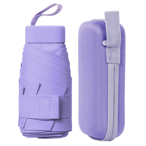 High Quality Most Popular Custom logo Sunshade Uv Folding Capsule Umbrella with logo