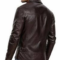 Nouvelle Veste en Cuir Véritable pour Homme – Tendance Streetwear, Confortable, Imperméable et Coupe-Vent