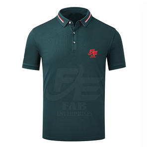 เสื้อถักผู้ชายผ้าฝ้ายแท้ 100% ขายส่ง รับผลิตแบบ OEM ทรงคลาสสิค แห้งเร็ว ระบายอากาศได้ดี คุณภาพสูง - Product Image 1