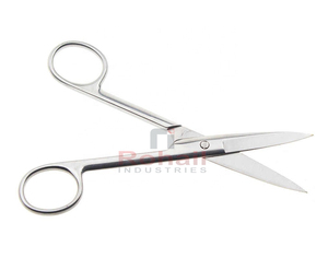 Ciseaux à Iris dentaire droit 3.5 ''ciseaux chirurgicaux en tissu de gomme - Product Image 2